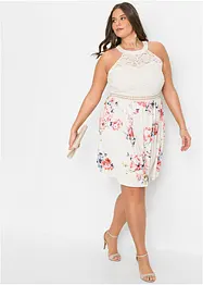 Robe en jersey à dentelle, bonprix
