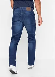 Jean cargo droit extensible, Regular, bonprix
