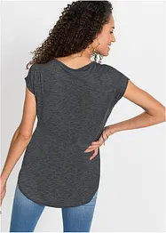 T-shirt long en viscose mélangée, bonprix