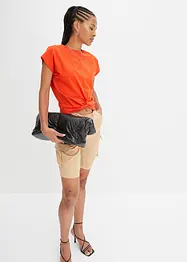 T-shirt court 100% coton, bonprix