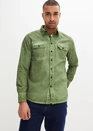 Chemise aspect délavé, 100% coton, bonprix