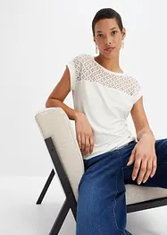 T-shirt à dentelle, bonprix