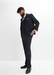 Costume slim 4 pièces avec gilet et cravate, bonprix