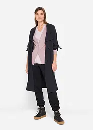 Lot de 5 T-shirts longs et amples à col V, bonprix