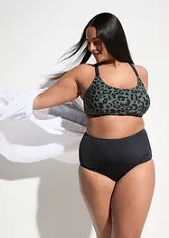 Bas de bikini taille haute, échancrure normale, bonprix
