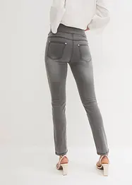 Jean Straight taille mi-haute et élastiquée, très extensible, bonprix