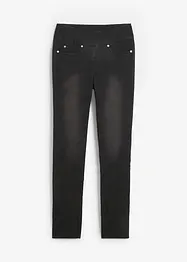Jean Straight taille mi-haute et élastiquée, très extensible, bonprix