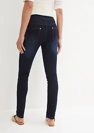Jean Straight taille mi-haute et élastiquée, très extensible, bonprix