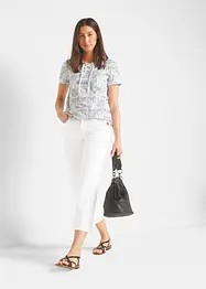 Lot de 2 corsaires en jean taille mi-haute, bonprix