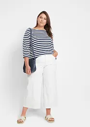 Lot de 2 corsaires en jean taille mi-haute, bonprix