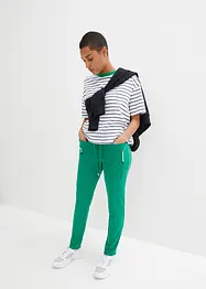 Pantalon à taille élastiquée en jersey milano confortable, bonprix