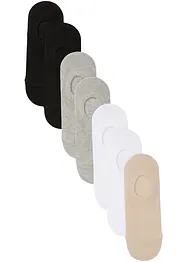 Lot de 7 protège-pieds en coton et rayures en silicone, bonprix