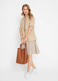 Robe en jersey longueur genou en viscose mélangée, bonprix