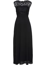 Robe longue avec dentelle, bonprix