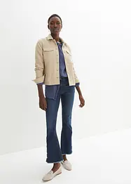 Chemisier en gaze de coton avec broderies anglaises, bonprix