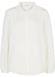 Chemisier en gaze de coton avec broderies anglaises, bonprix