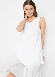 Lot de 2 débardeurs longs en viscose douce, bonprix