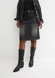 Jupe en jean extensible, bonprix