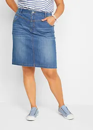 Jupe en jean extensible, bonprix