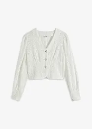 Gilet en maille avec boutons décoratifs, bonprix