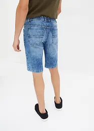 Bermuda taille élastiquée en léger denim, slim, bonprix