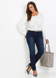 Jean skinny taille mi-haute, extensible, bonprix
