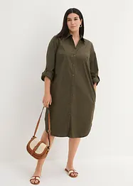 Robe-chemise en popeline de coton, bonprix