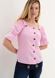 Blouse bavaroise à manches 1/2, bonprix