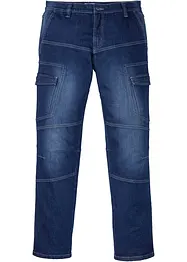 Jean cargo droit extensible, Regular, bonprix