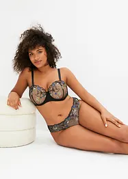 Soutien-gorge balconnet à armatures orné de broderies, bonprix