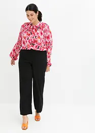 Blouse en mousseline avec lavallière, bonprix