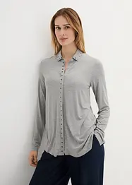 T-shirt blouse avec rivets, bonprix