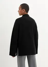 Pull oversize avec col roulé et fentes sur le côté, bpc bonprix collection