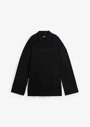 Pull oversize avec col roulé et fentes sur le côté, bpc bonprix collection