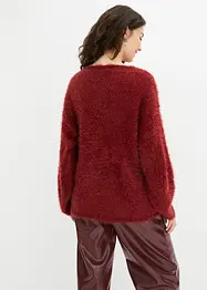 Pull en fil plume douillet, bonprix