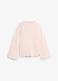 Pull boxy en maille côtelée, bonprix