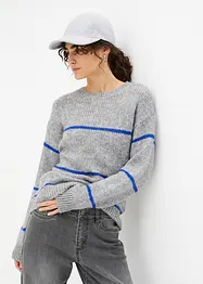 Pull à rayures contrastantes, bonprix