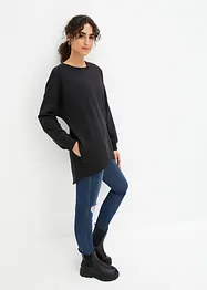 Sweat-shirt oversize court devant, long derrière, bonprix