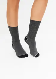 Lot de 5 paires de chaussettes de sport coton et intérieur éponge, bonprix