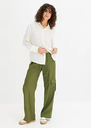 Pantalon cargo fluide, bonprix