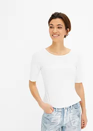 T-shirt avec décolleté plongeant dans le dos, bonprix