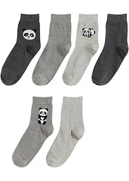 Lot de 6 paires de chaussettes mi-hautes, bonprix