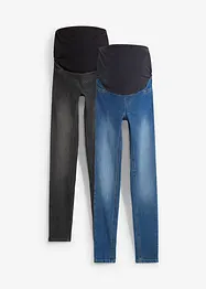 Lot de 2 jeggings de grossesse, bonprix