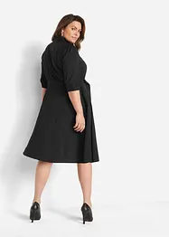 Robe-chemise avec dentelle et lien à nouer, bonprix