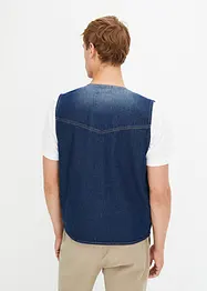 Gilet sans manches en jean, Regular Fit, bonprix