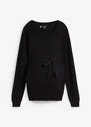 Pull de grossesse 100% coton avec lien à nouer, bonprix