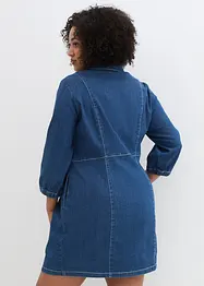 Robe en jean, manches 3/4, bonprix