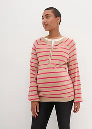 Pull de grossesse/d'allaitement en maille, bonprix