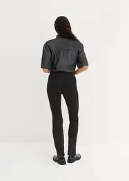 Pantalon évasé à taille haute et élastiquée, bpc bonprix collection