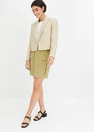 Blazer court aspect tweed, bonprix